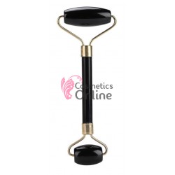 Piatra pentru masaj din sticla Cod ASP01 Negru cu 2 capete